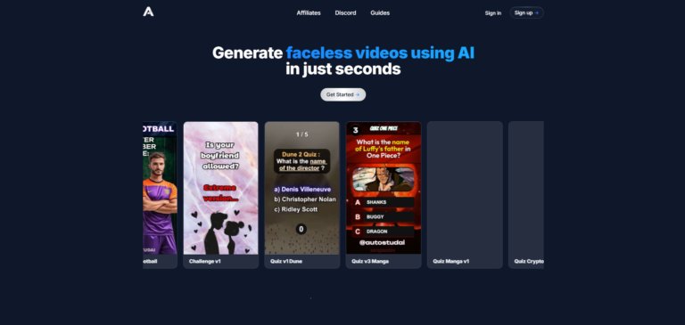 Découvrez auto stud ai : l'outil IA pour créer des vidéos quiz TikTok percutantes et automatisées ! Gagnez du temps et boostez votre apprentissage.